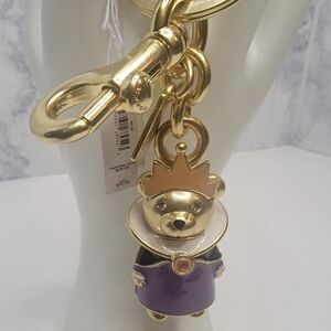 Coach x Disney Gold Keychain Brand New Sealed